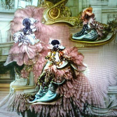Rococo Era Fashion in Digital Art
