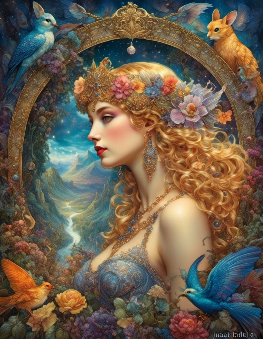 Seven Deadly Sins as Fantasy Art