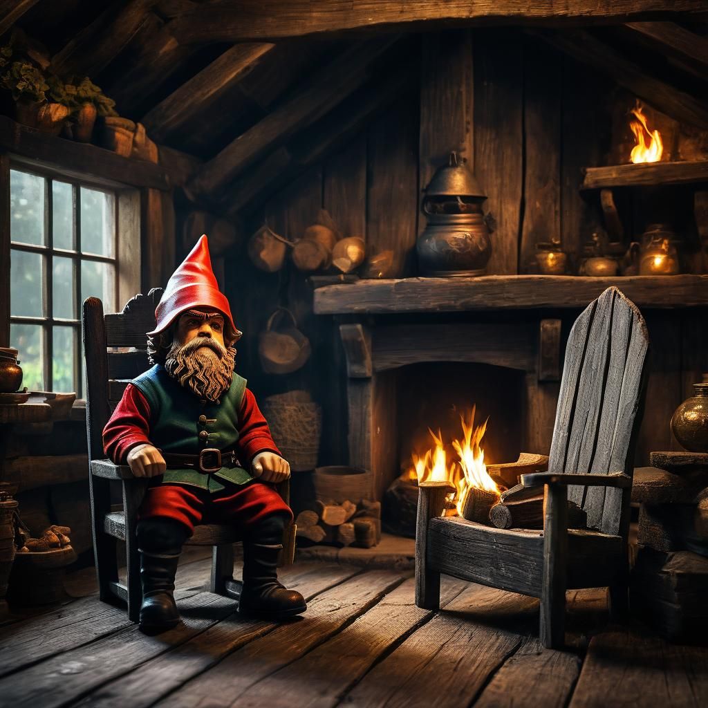 Whimsical Tyrion Lannister as Garden Gnome