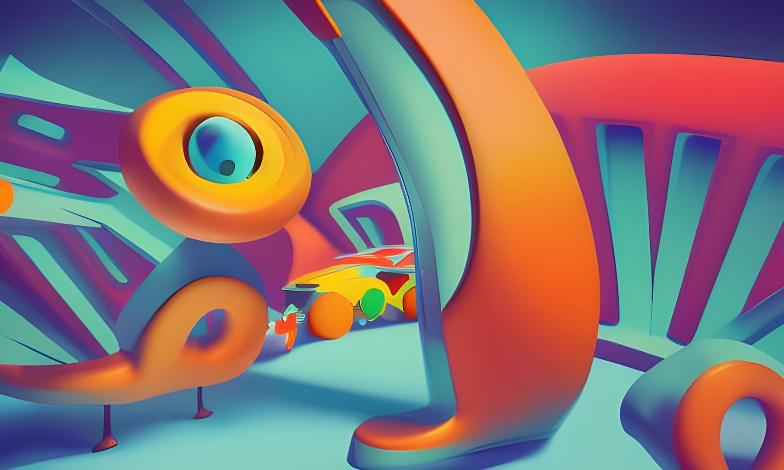 Unleash your creativity with 3D retro art inspired by grafitti. Create unique and detailed designs with a vintage twist ...