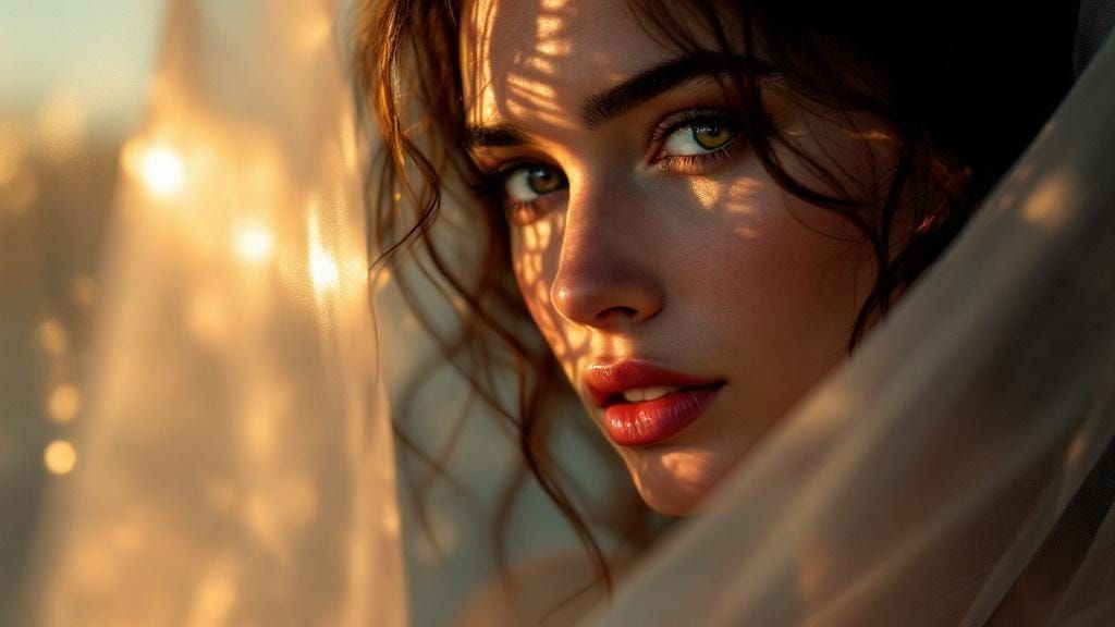 Golden Hour Portrait with Cinematic Lighting