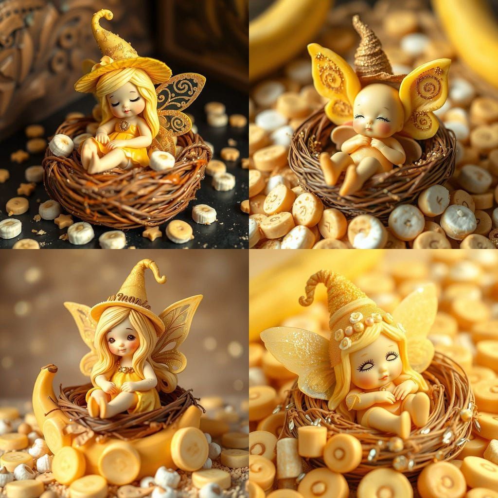 Banana Fairy Witch in Dreamy Candy World