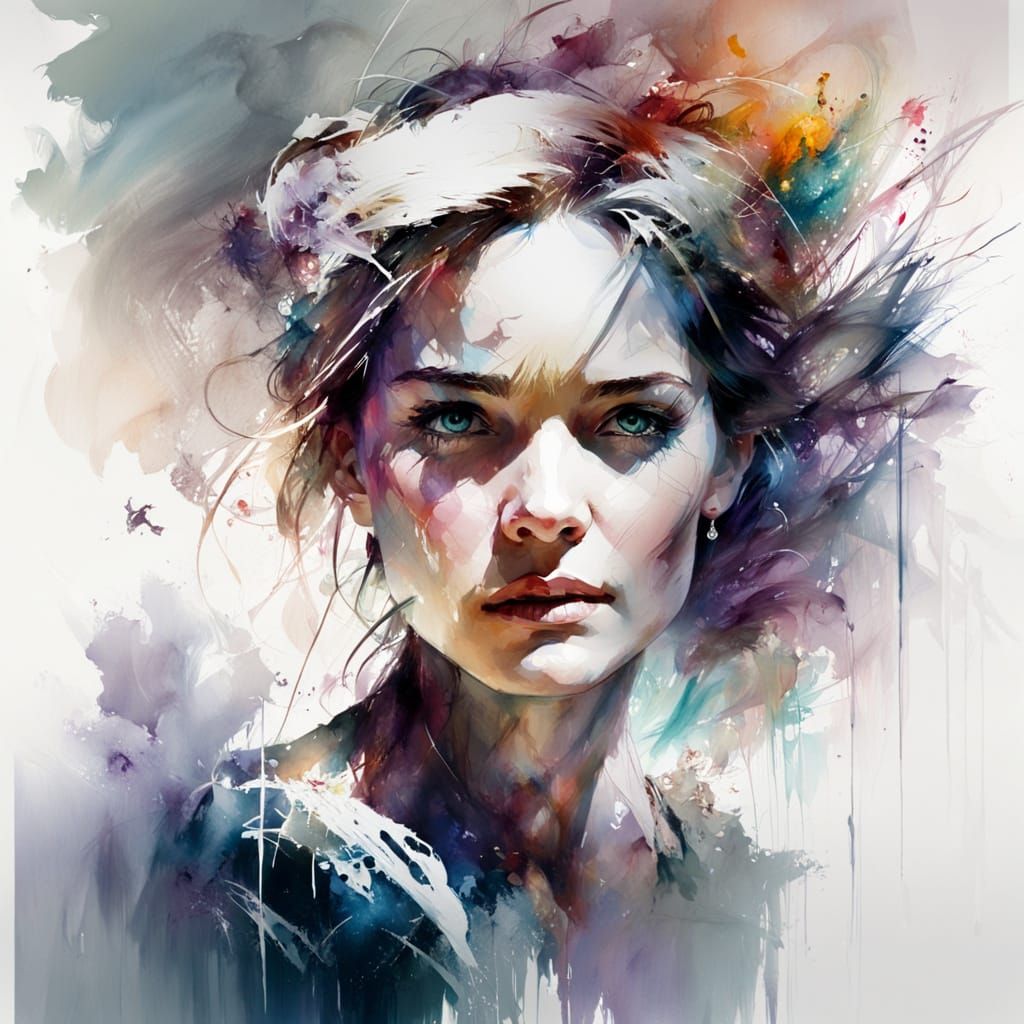 Ethereal Watercolour Dreamscapes in Stylised Medium Shot