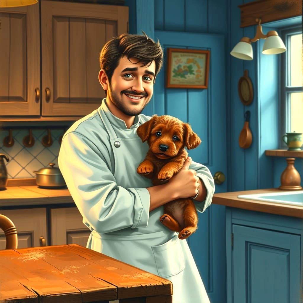 Chef & Puppy