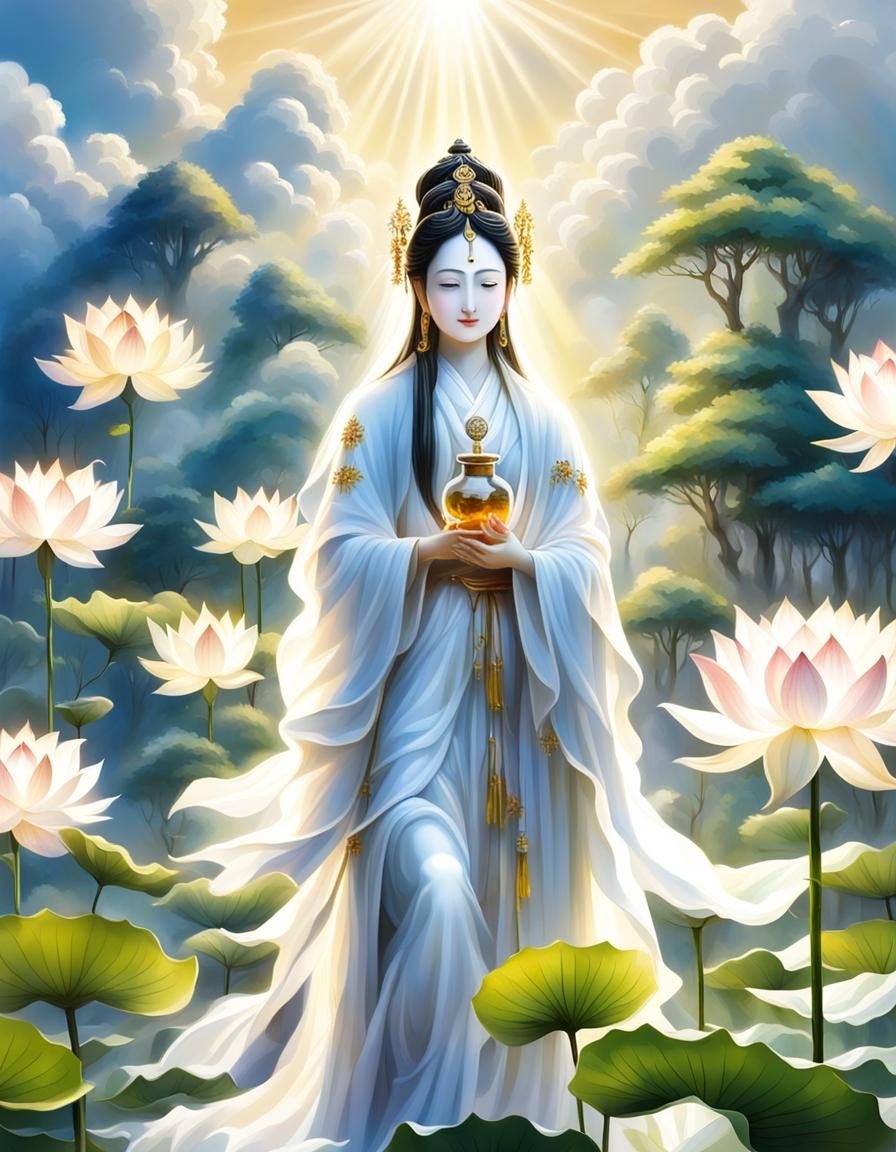 Kuan Yin, goddess of mercy and compassion