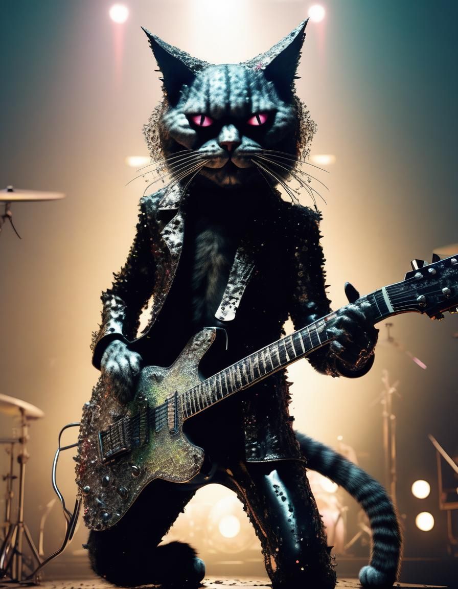Heavy metal cat