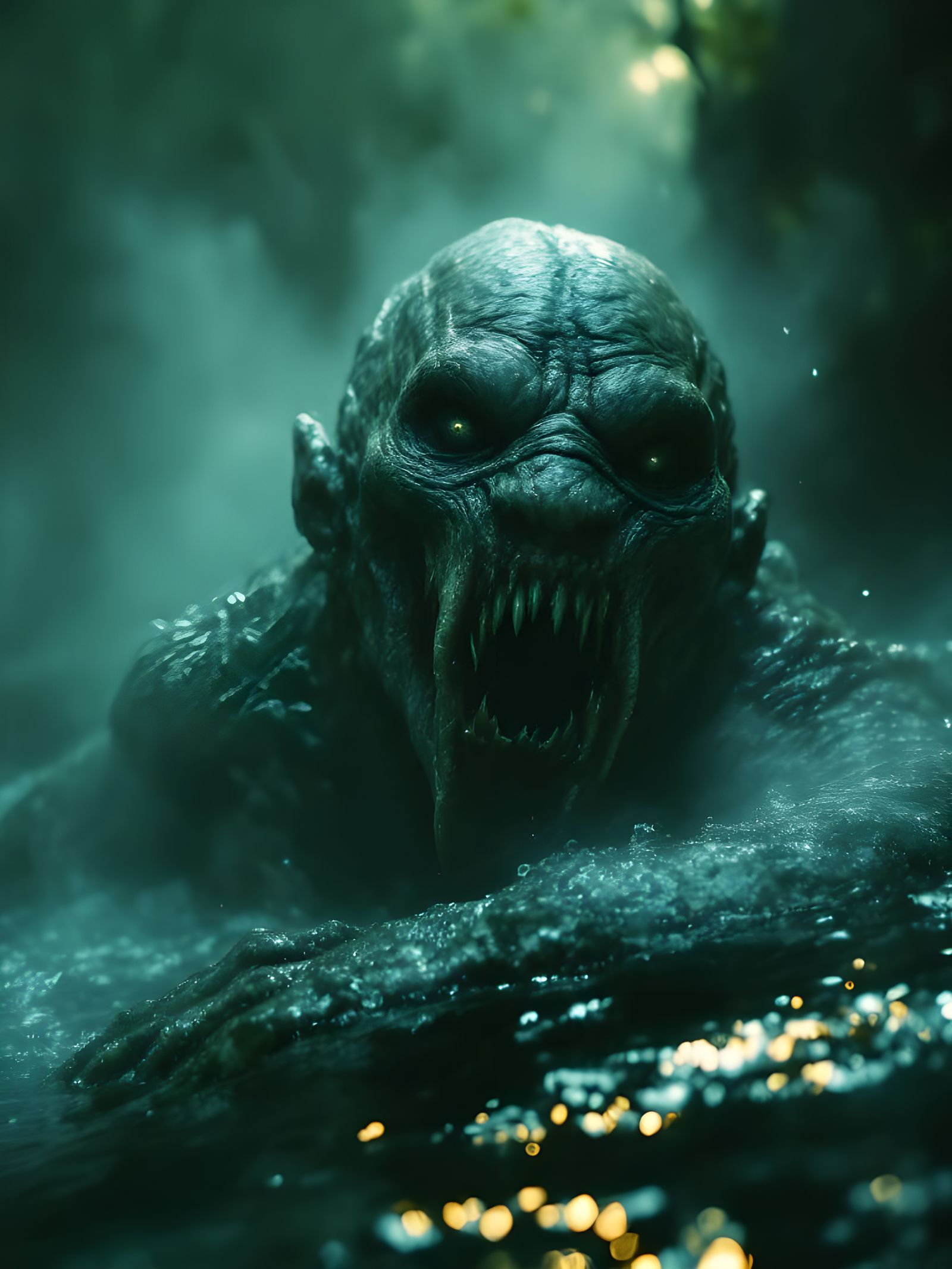 Vintage Cinematic Masterpiece: Creature from the Black Lagoo...