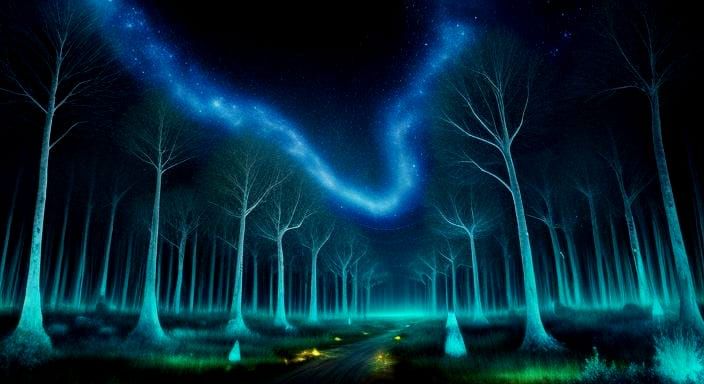 Ethereal Ghost Town with Cosmic Ghosts