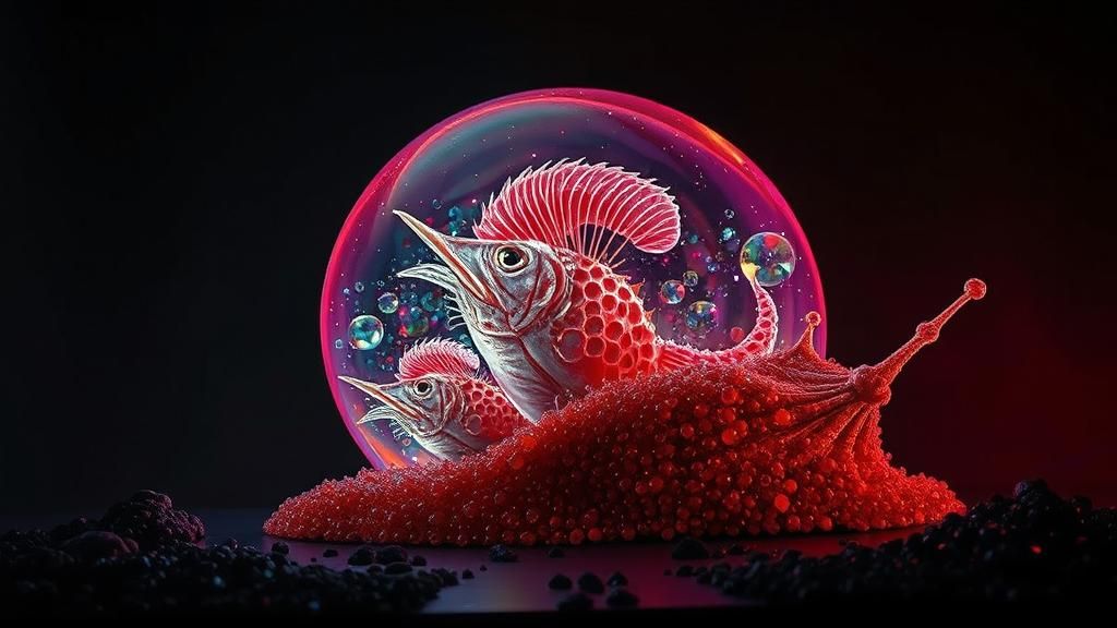 Angler Fish Oil Painting in Pop Surrealism Style