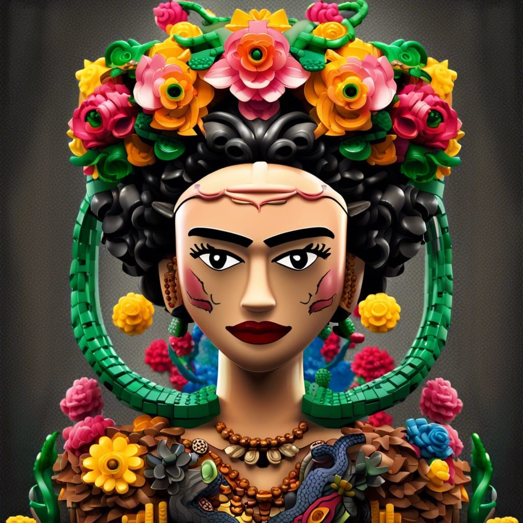 Frida Kahlo Medusa in Lavish Thieves' Guild Hall