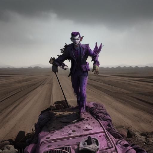 The Joker Rides a Jeep