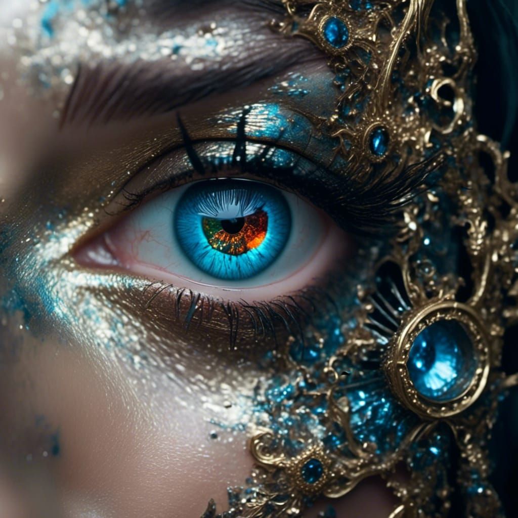 Prismatic Metal Eyes Peering Through the Cosmos