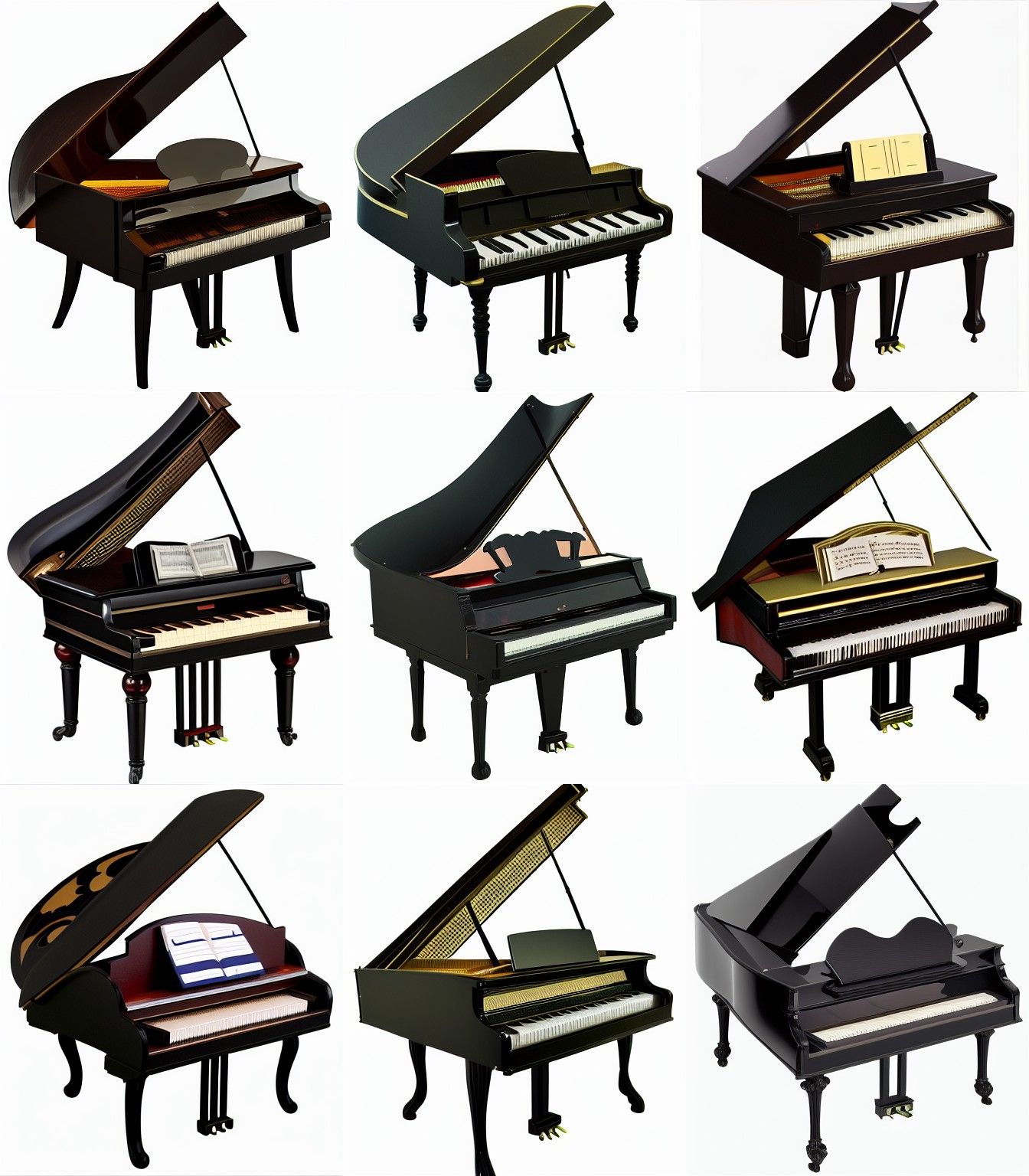 Antique Piano Sets: Collector's Items