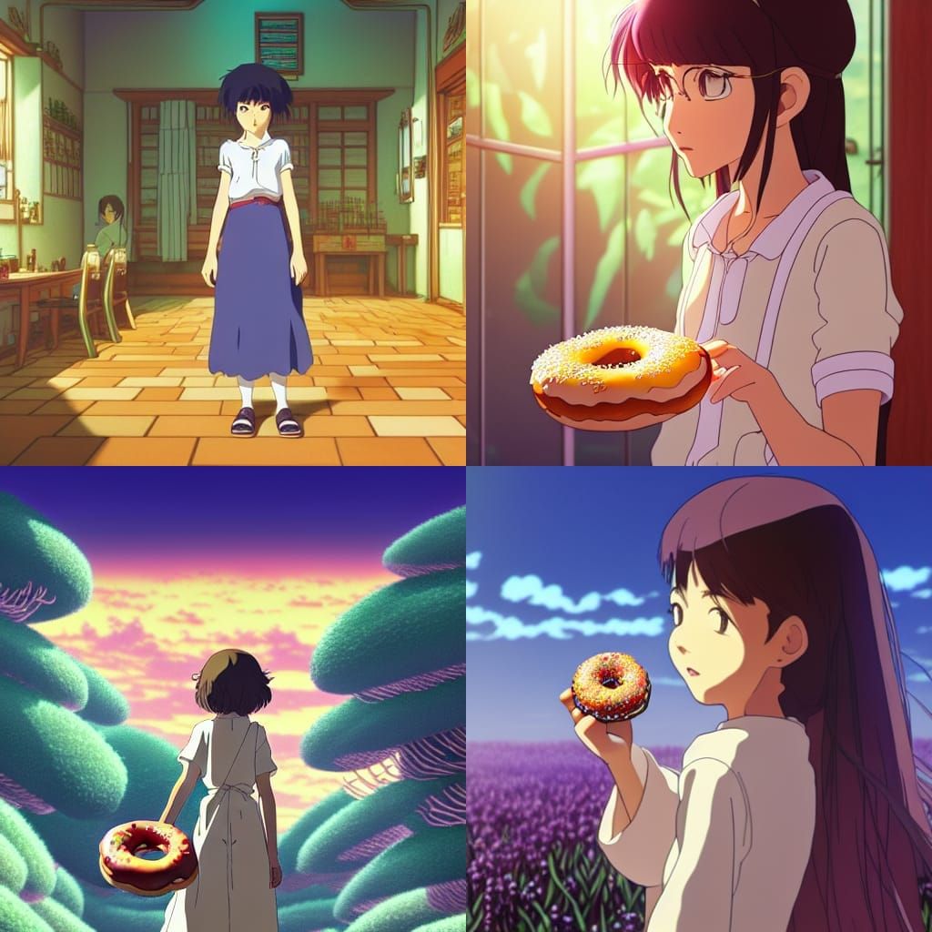 Asmodina and the Onion Server: Studio Ghibli Style