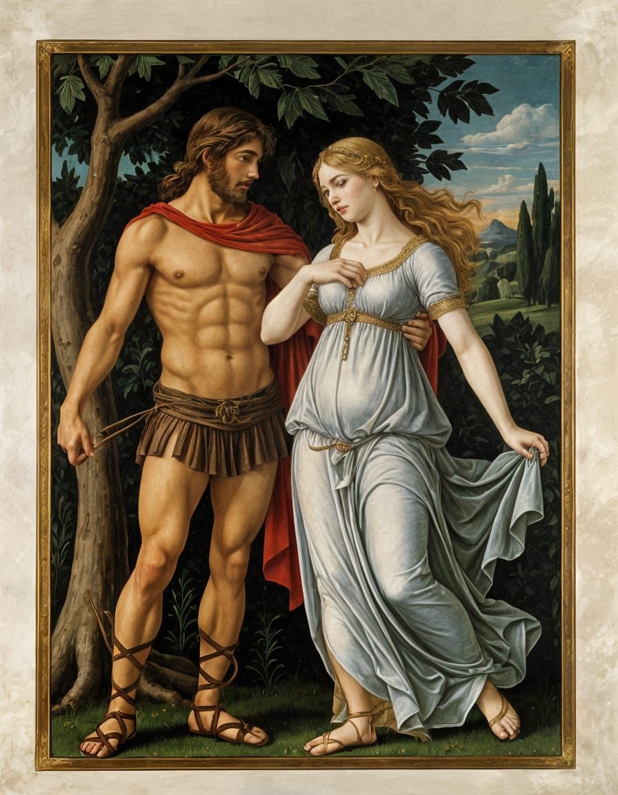 Orpheus and Eurydice in Renaissance Style