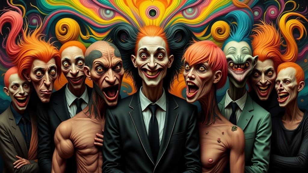 A real surreal group portrait