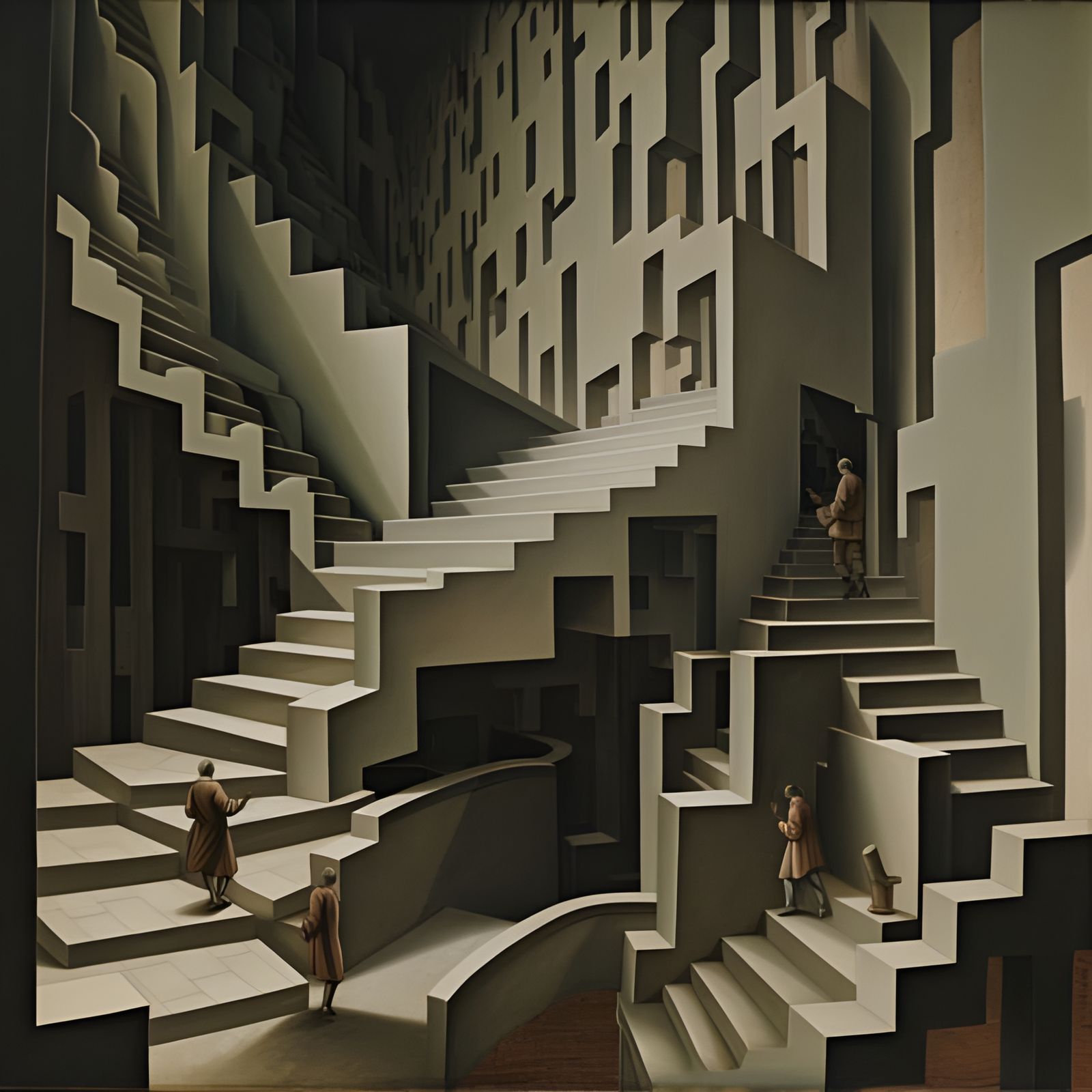 Escher and Hammershøi: Impossible Architecture