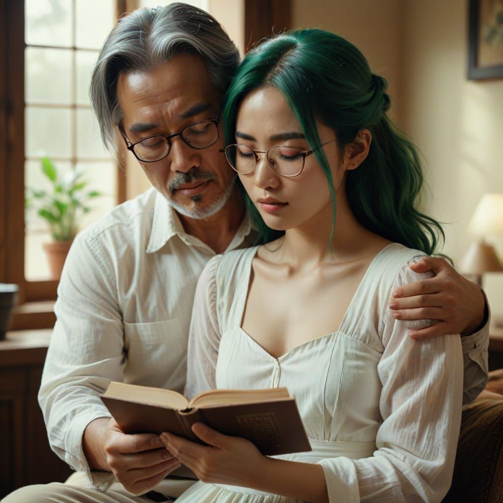 Intimate Embrace in Earthy Tones