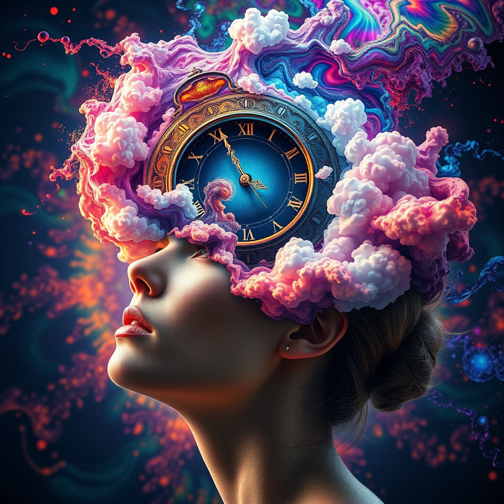 Fractal Mind: A Woman's Thoughts as Concept Art