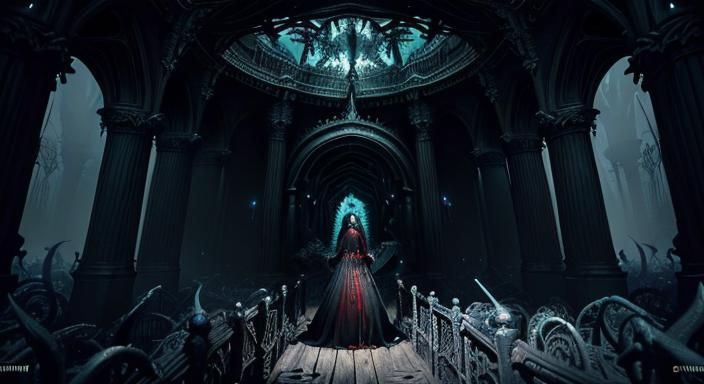 Eldritch Macabre Supernatural Masterpiece in 3D Shading