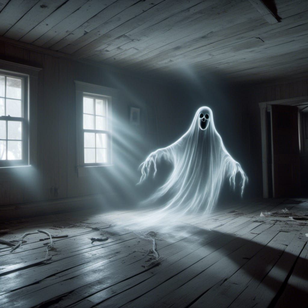 Ghostly Apparition in Abandoned House