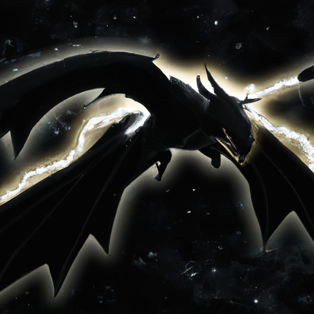 Cosmic Dragon God in Flight: Photorealistic Rendering