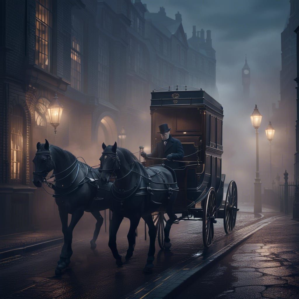 Sherlock Holmes' London in Detailed Matte Painting
