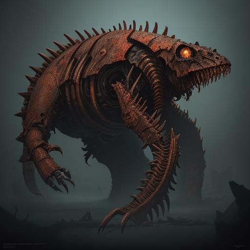 Biomechanical Horror: Airplane Parasite Concept Art