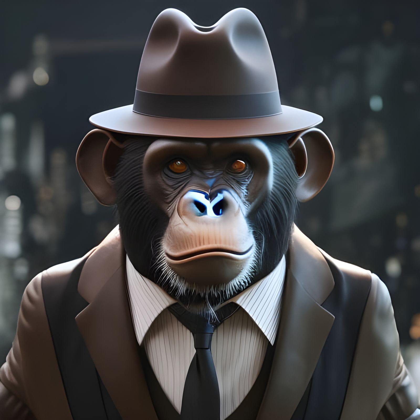 "Hello fellow primate, I am Chimpino!"