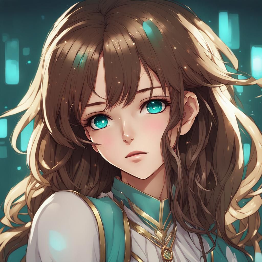 Stunning Anime Girl in CEL Shaded Style