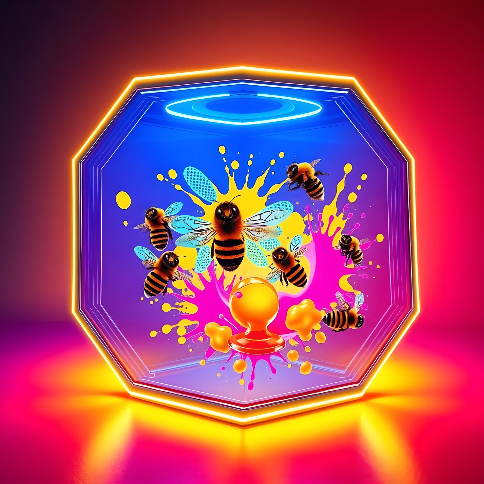 Wonder Cubic Toy Concept in Pop Art Style