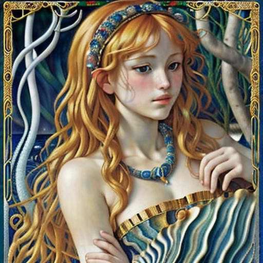 Psychedelic Seashells and Seahorses, Intricate Detail