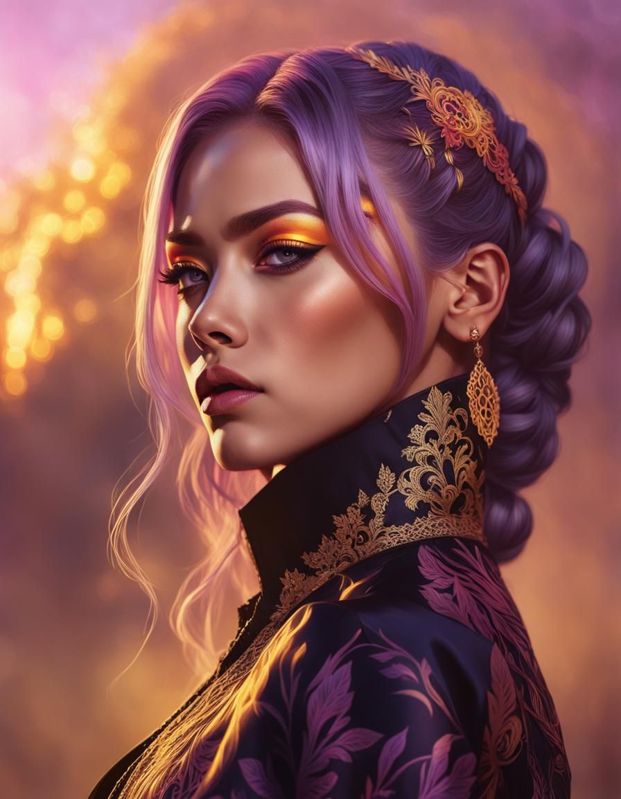 Jennie of Black Pink: Digital Art Portrait