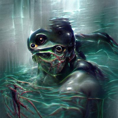 Sinister Frogman by Rutkowski Style