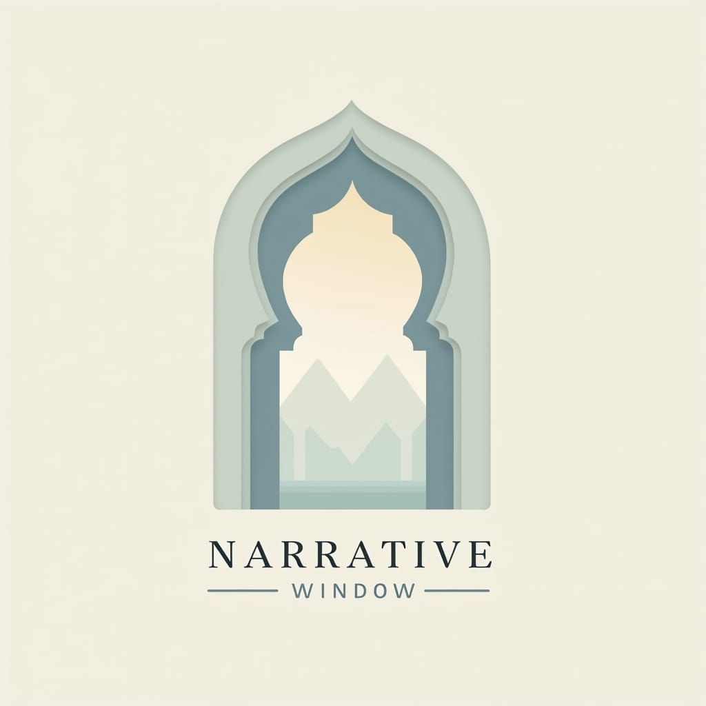 Minimalist Logo Design for Narrative Window Channel