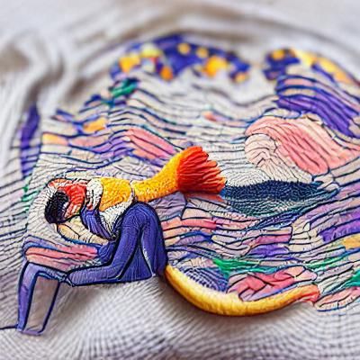 Apocalyptic Embroidery in Fauvist Style
