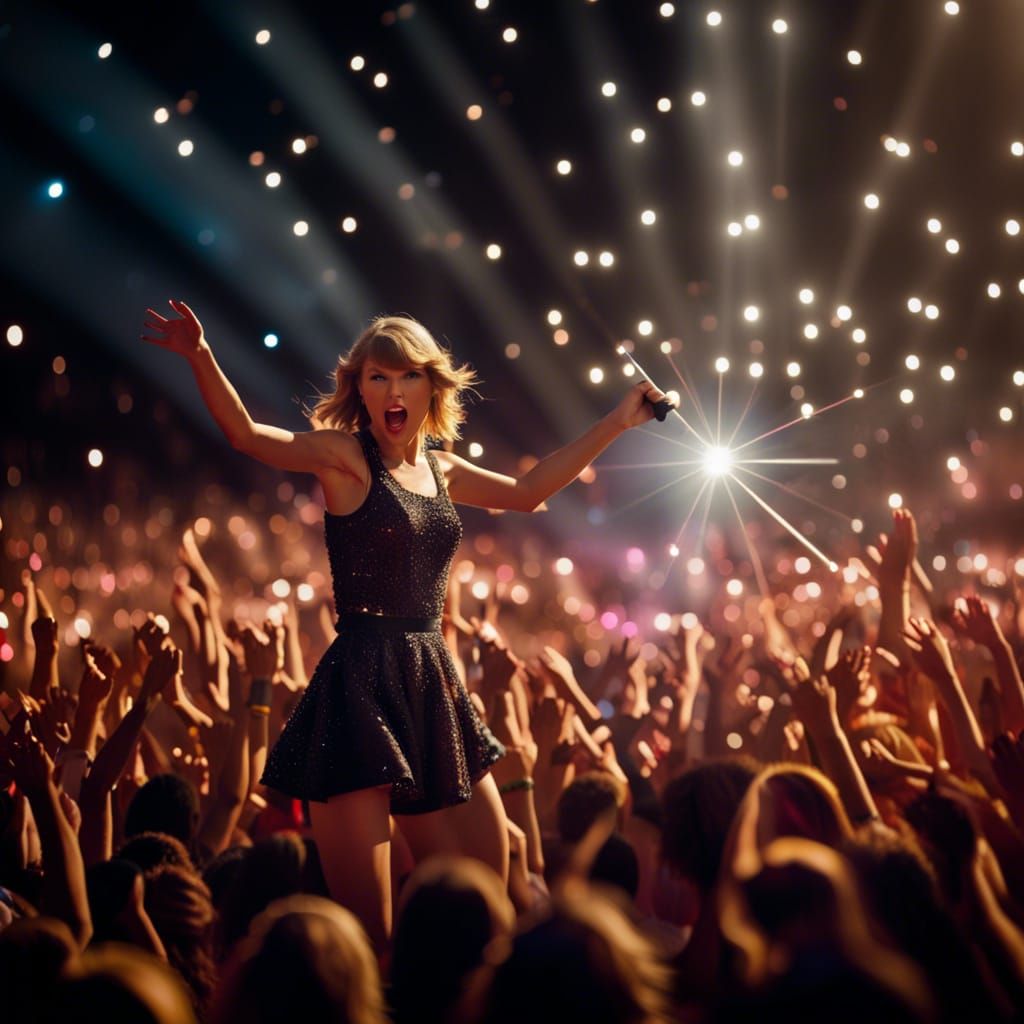 Taylor Swift Concert: A Night of Music and Lights