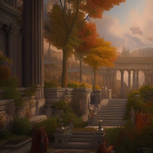 Fantastical Renaissance Style Concept Art