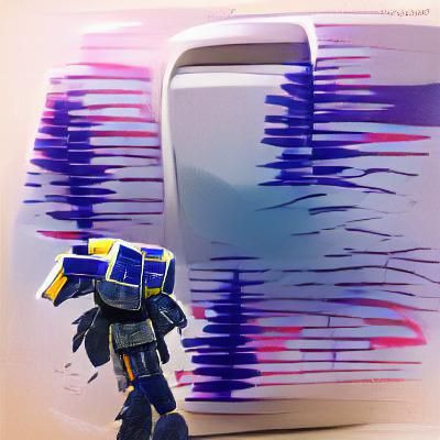 Abstract Soundwave Visualization in Vivid Colors