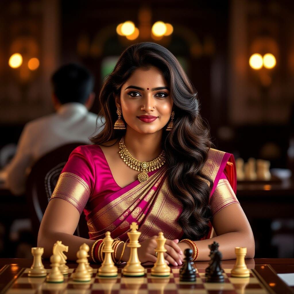Indian Chess Champion Koneru Humpy in Regal Victory