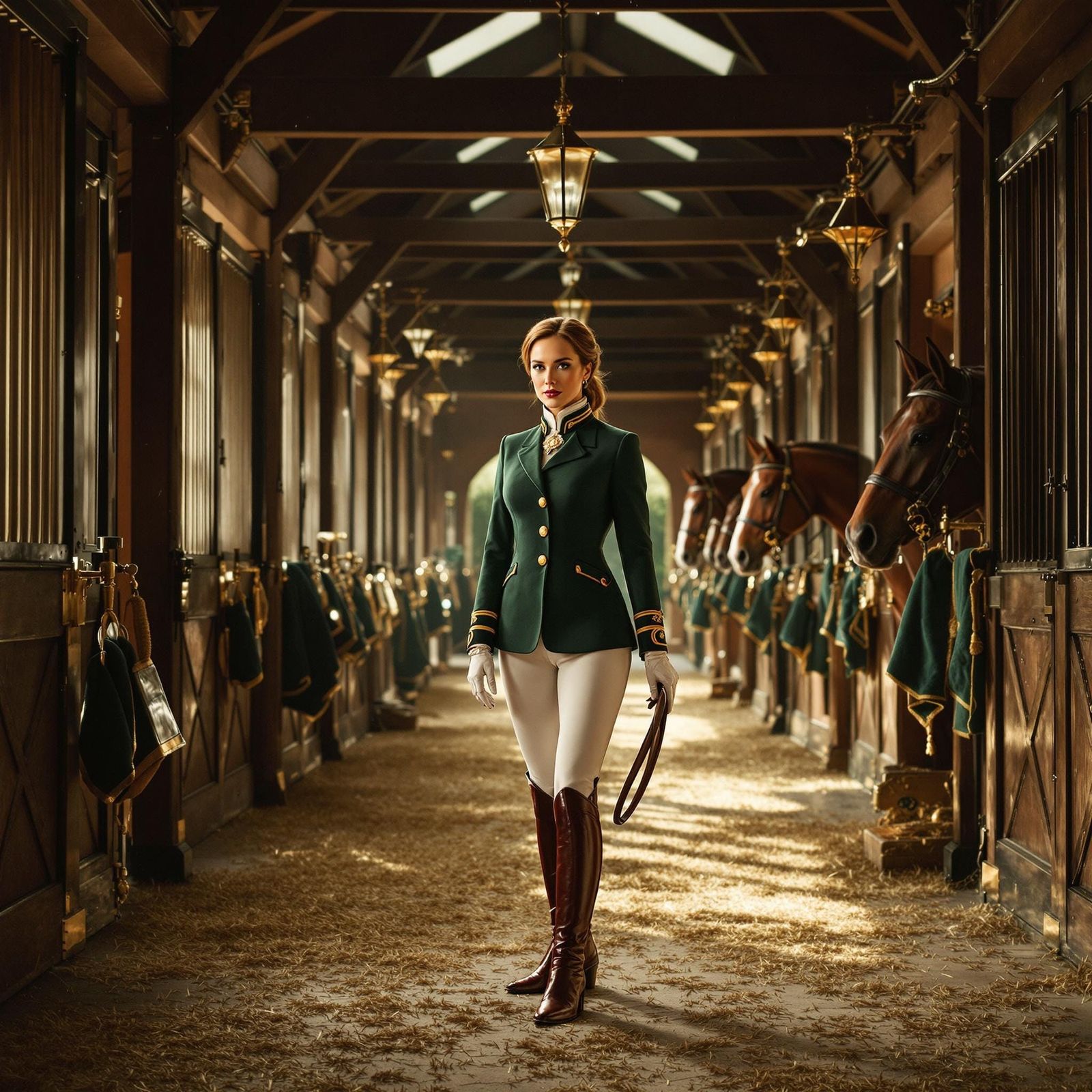 Equestrian Grandeur in a Luxurious Pony Stable