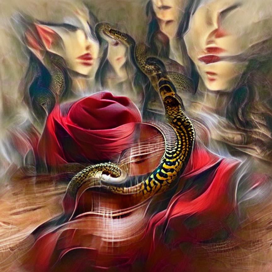 Rael Astonished by Vermilion Snakes