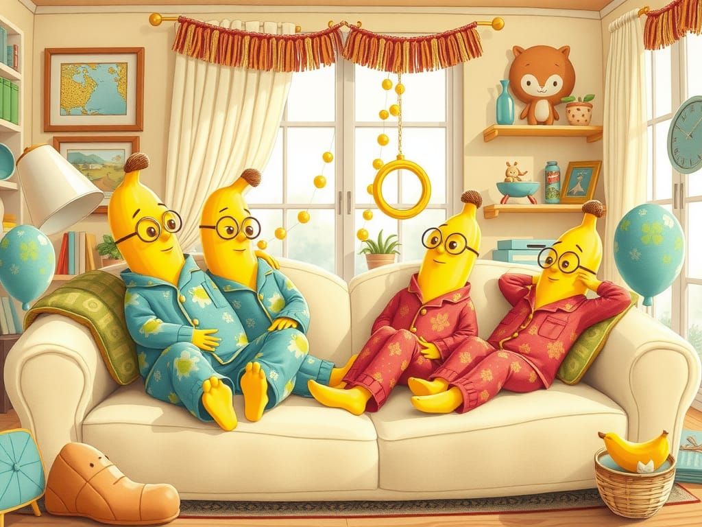 bananas in pyjamas