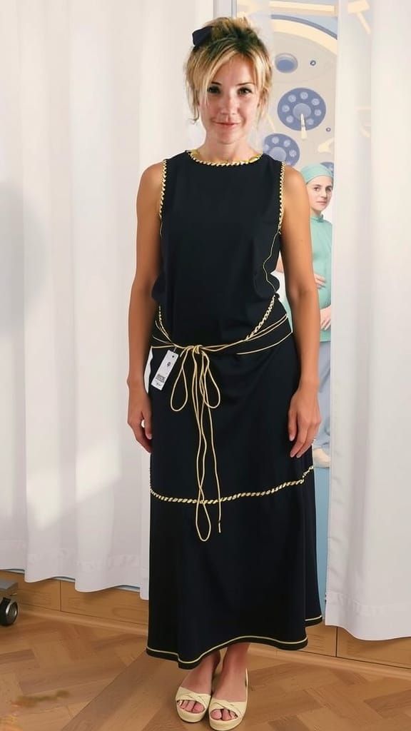 Helen Skelton in Operating Theatre, Hyperrealist Style