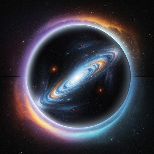 Yin Yang Cheetahs in the Cosmos: Vibrant Oil Painting