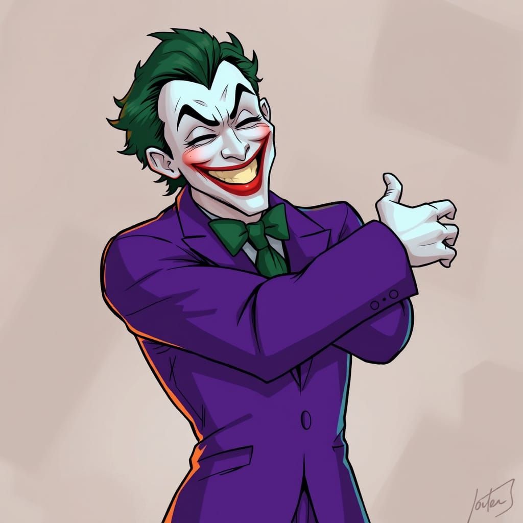 Joker Opens Arms for a Heartfelt Hug