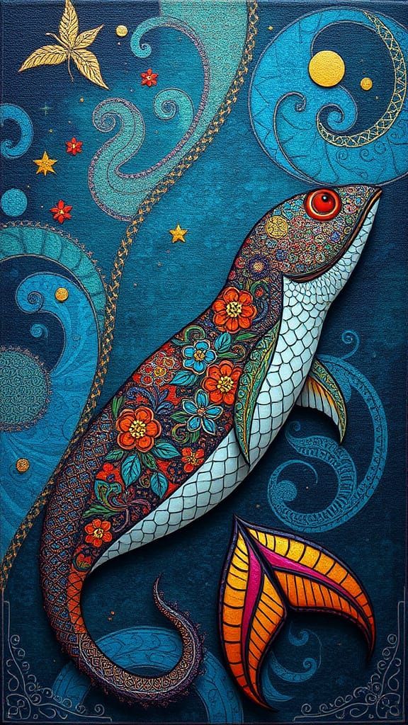 Selkie Seamstress Ribbon Moebius contrasting colors deep col...