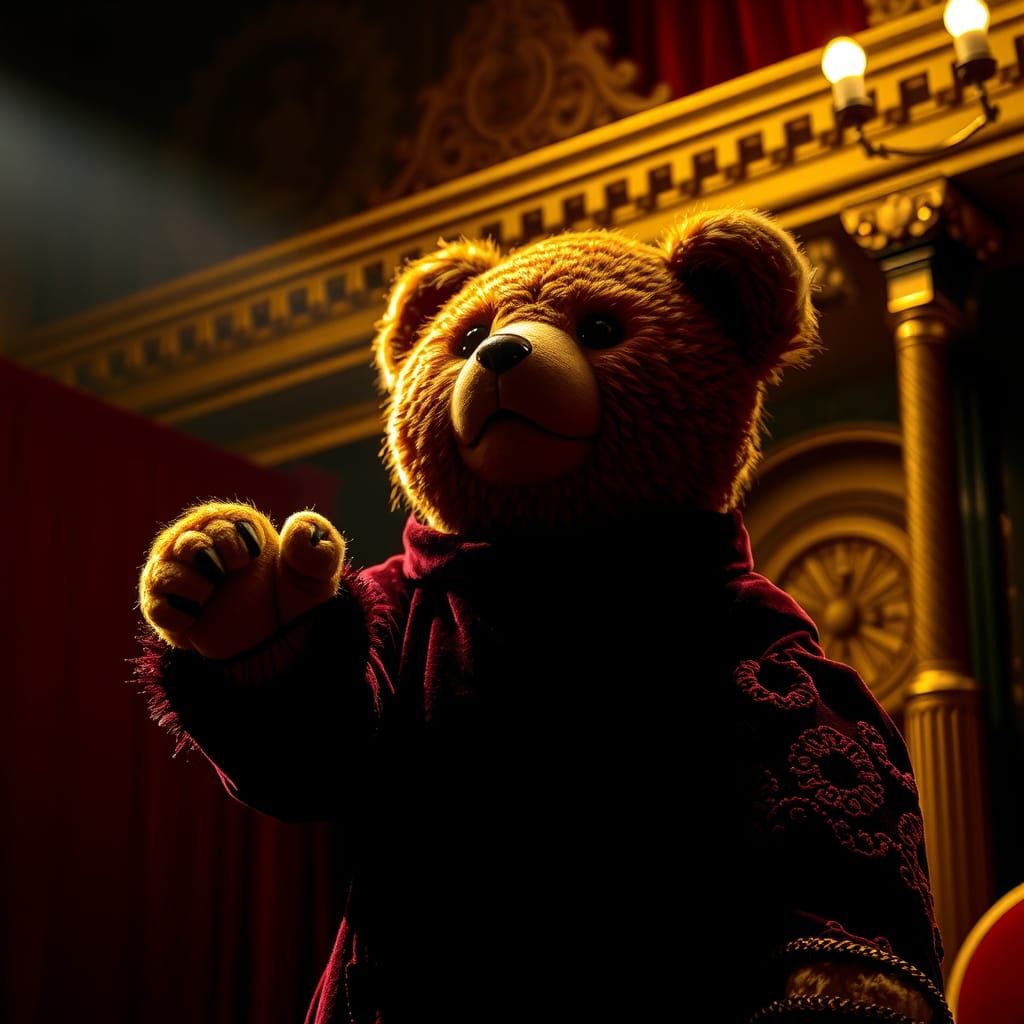 Gothic Teddy Bear's Broadway Debut
