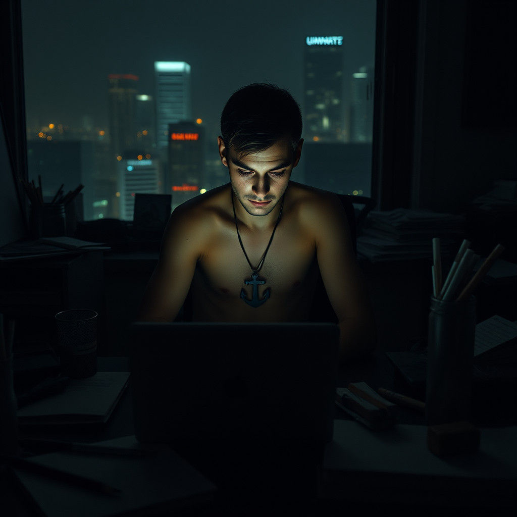 Searching for Connection in a Cyberpunk Cityscape