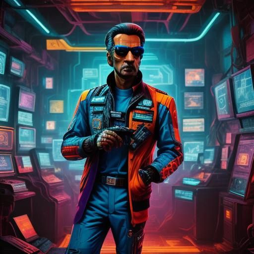 Cyberpunk Brains from Thunderbirds in Underground Lab